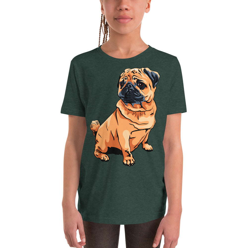 Cute Pug dog T-shirt, No. 0221