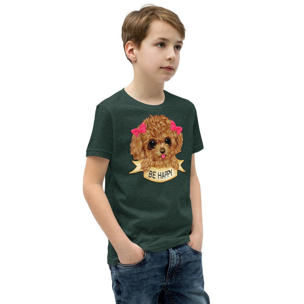 Happy Dog Puppy, T-shirts, No. 0457