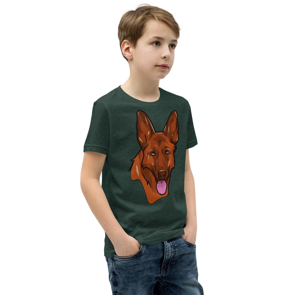 German Shepherd Dog Head, T-shirts, No. 0527