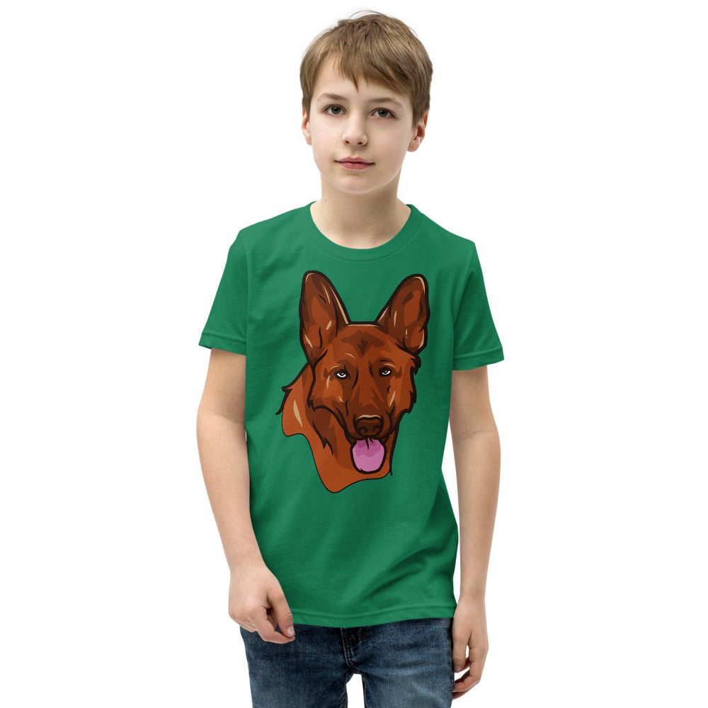 German Shepherd Dog Head, T-shirts, No. 0527