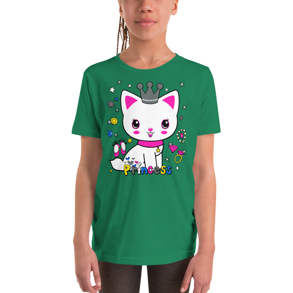 Funny Princess Cat, T-shirts, No. 0515