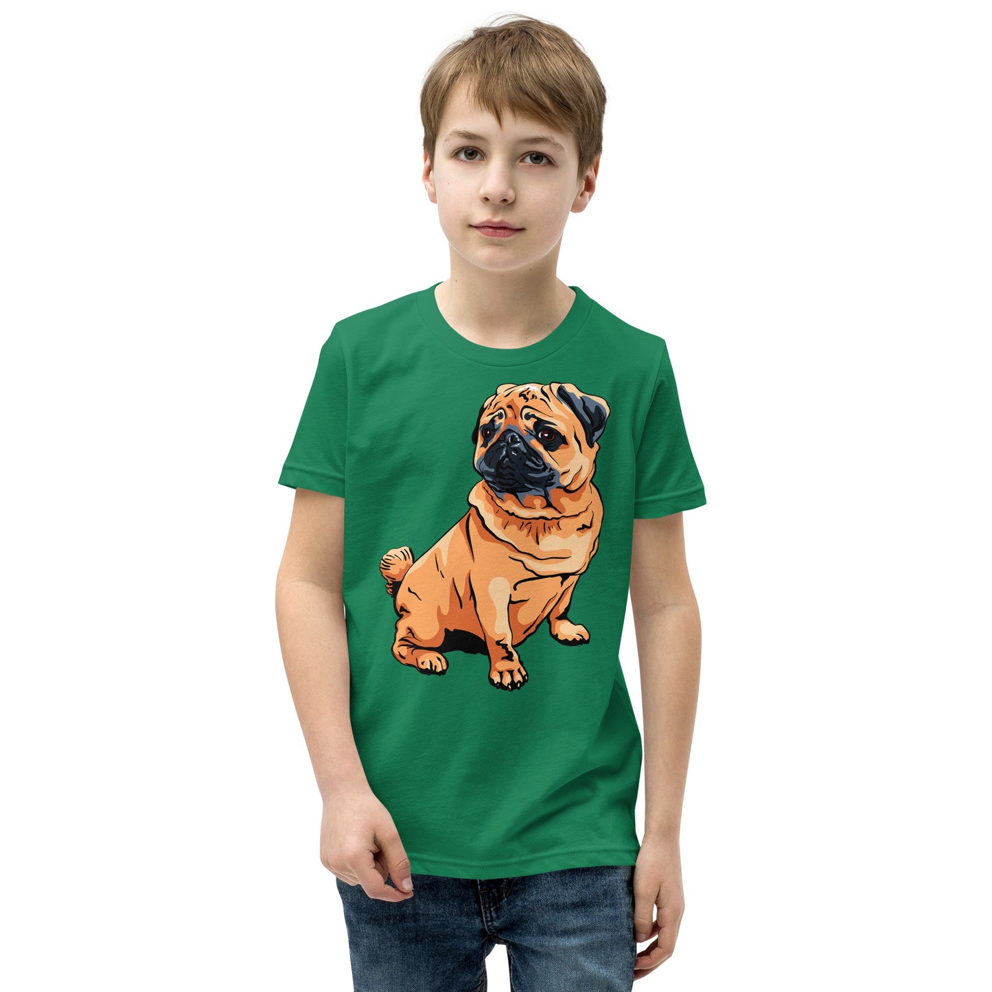 Cute Pug dog T-shirt, No. 0221