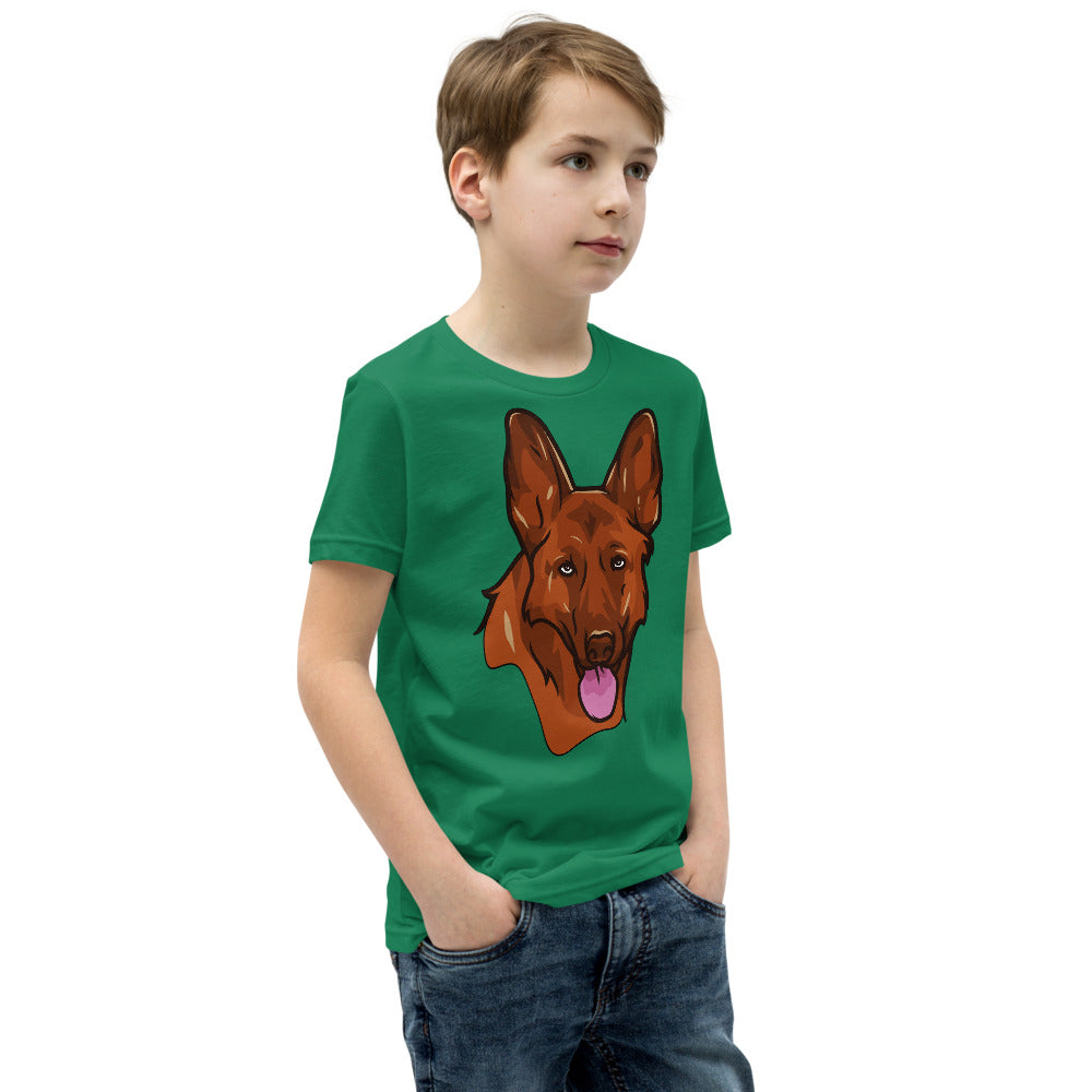 German Shepherd Dog Head, T-shirts, No. 0527