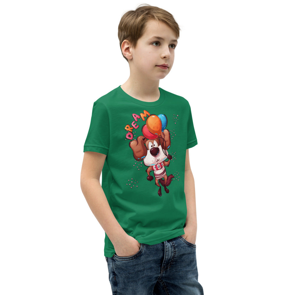 Funny Flying Dog, T-shirts, No. 0500