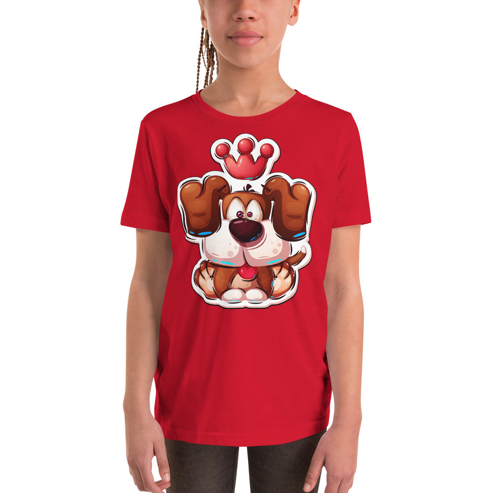 Funny King Dog, T-shirts, No. 0418