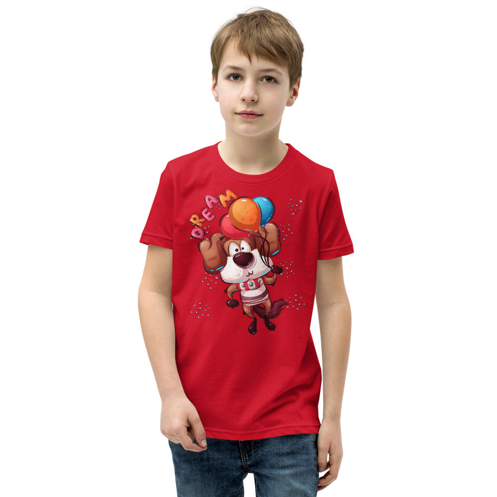 Funny Flying Dog, T-shirts, No. 0500