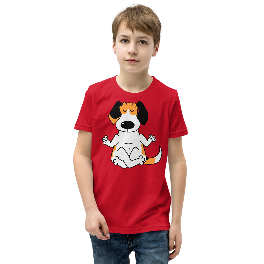 Funny Beagle Dog Practice Yoga, T-shirts, No. 0247