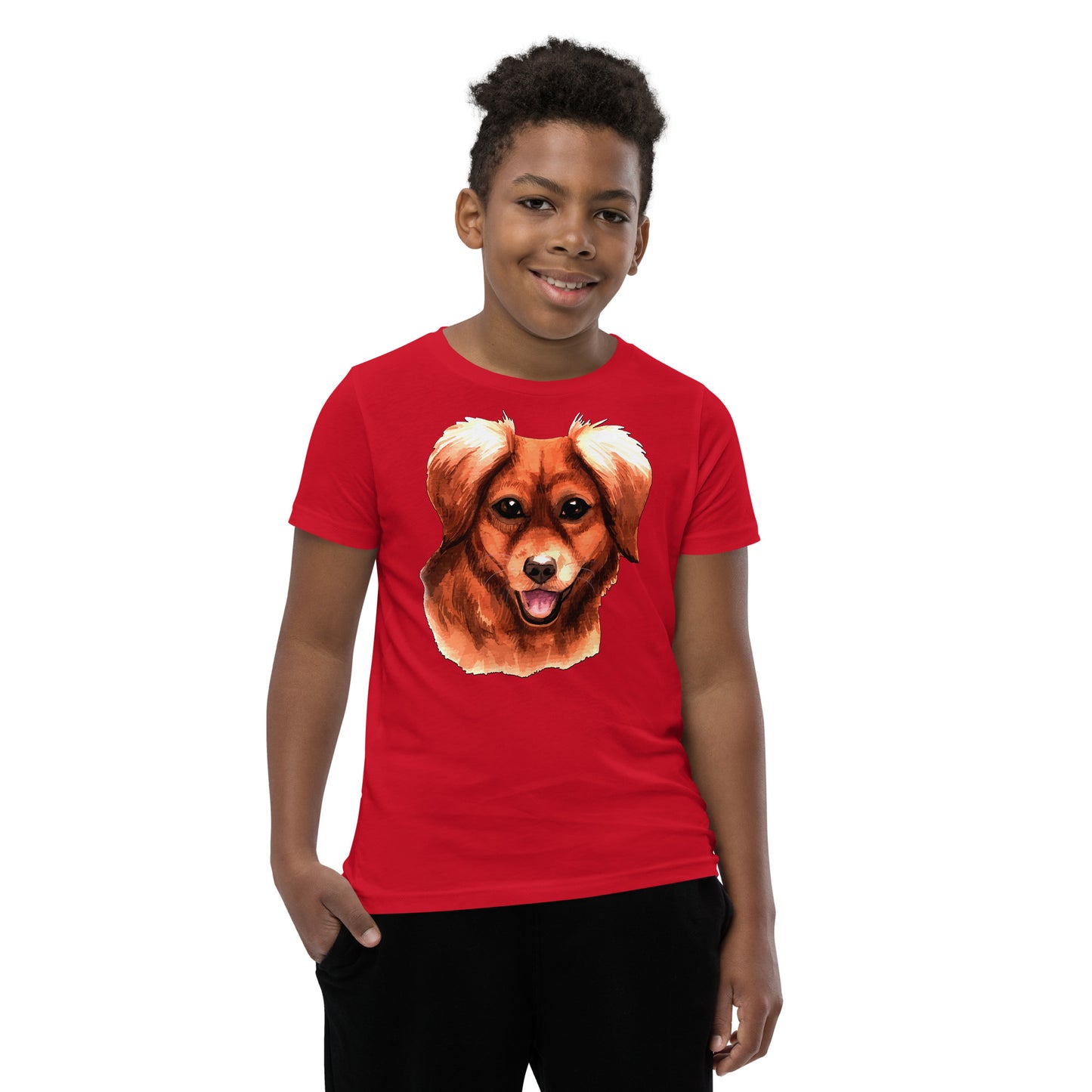 Cool Dog Portrait T-shirt, No. 0576