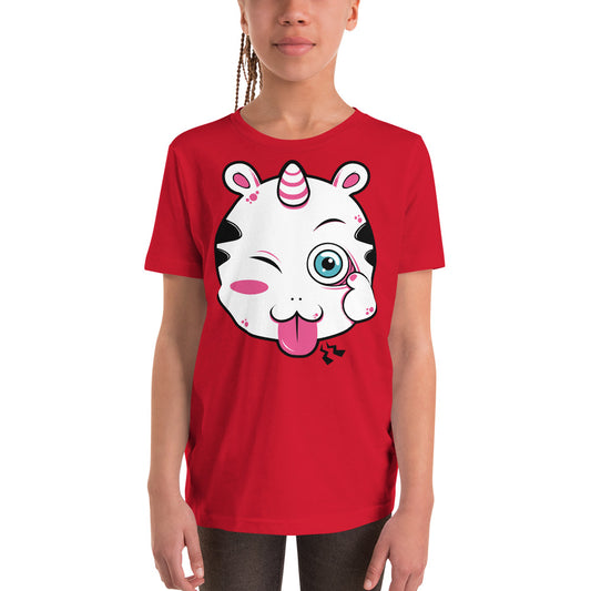 Comic Unicorn Face T-shirt, No. 0053