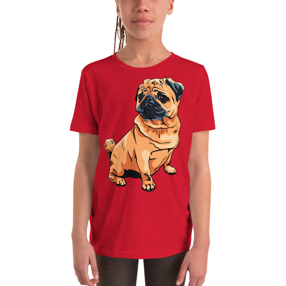 Cute Pug dog T-shirt, No. 0221