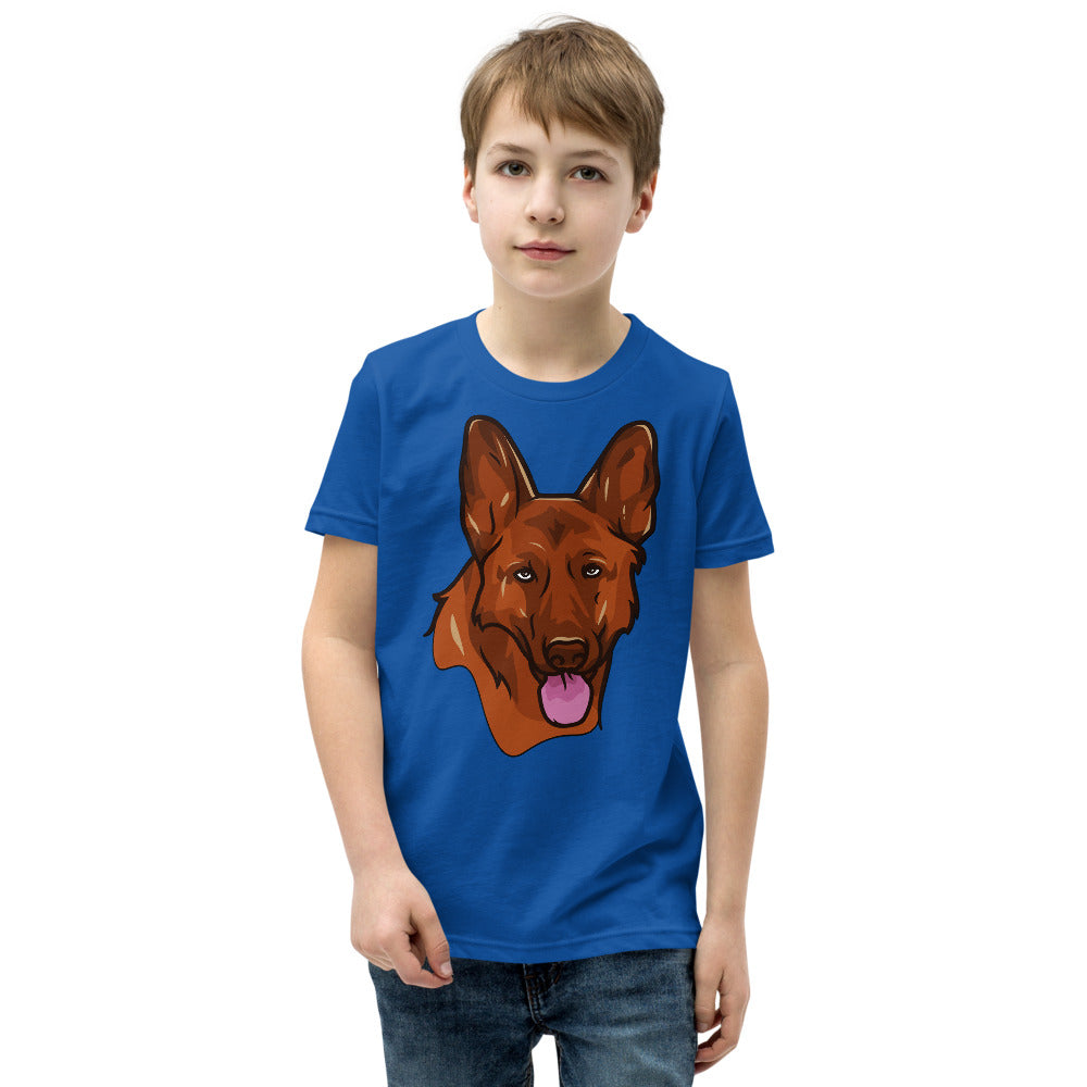 German Shepherd Dog Head, T-shirts, No. 0527