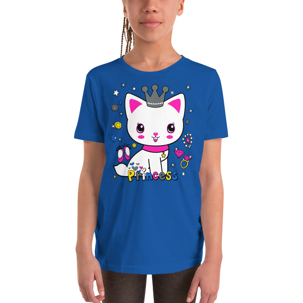 Funny Princess Cat, T-shirts, No. 0515