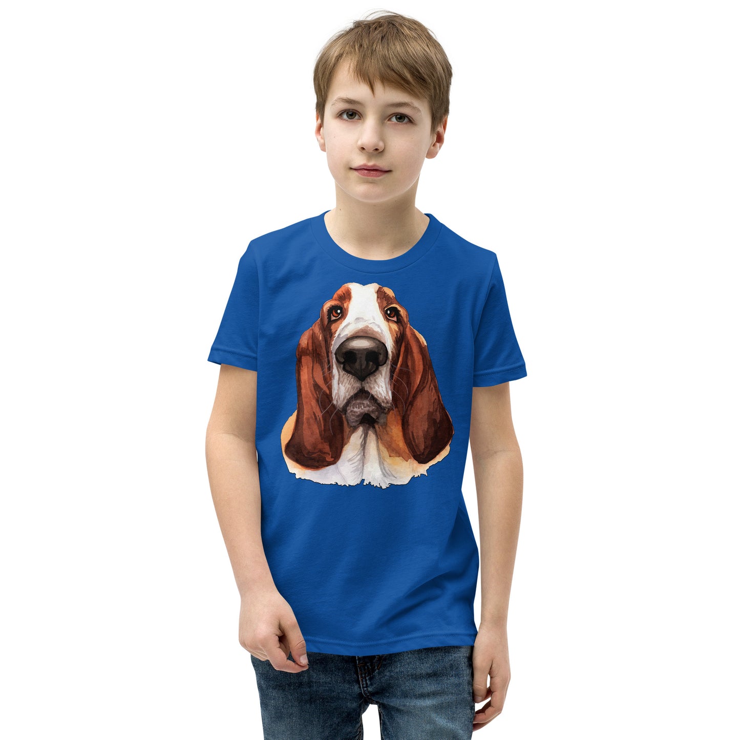 Cool Basset Hound Dog T-shirt, No. 0574