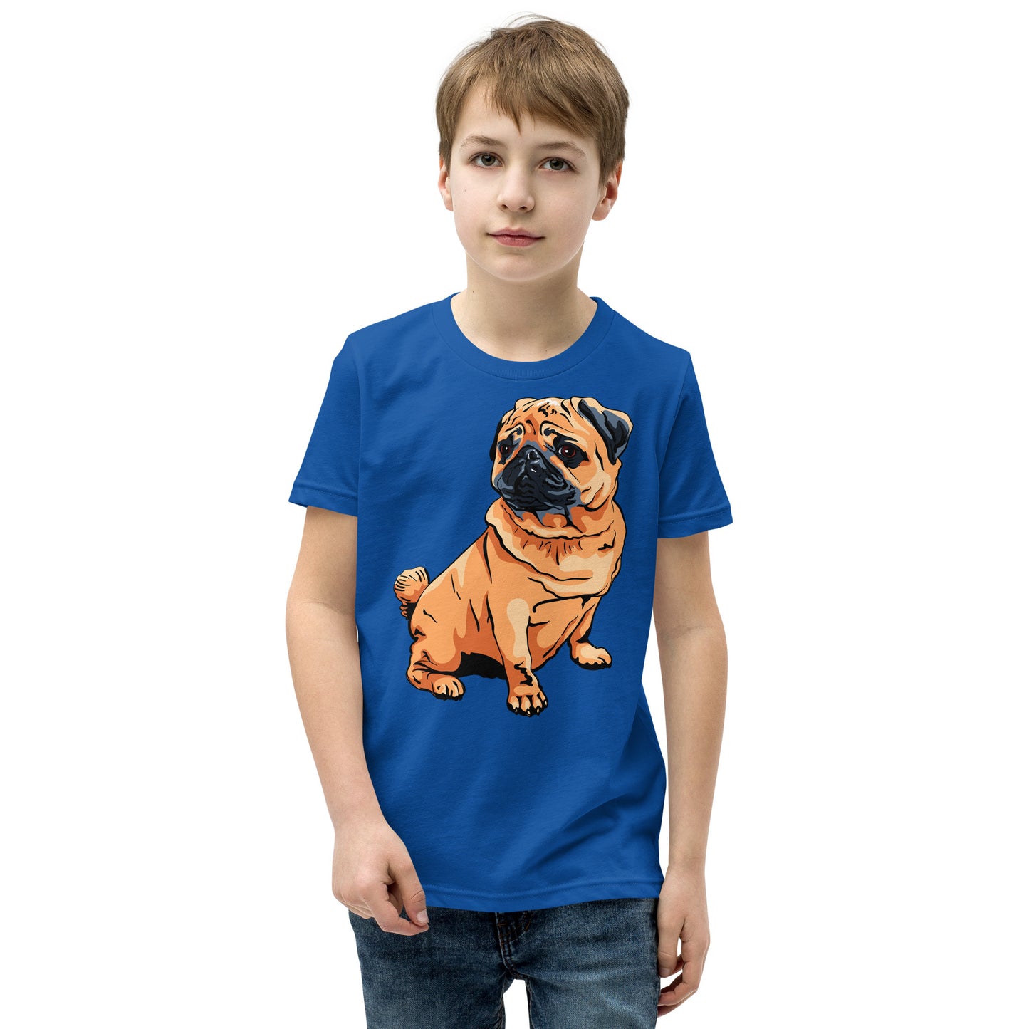 Cute Pug dog T-shirt, No. 0221