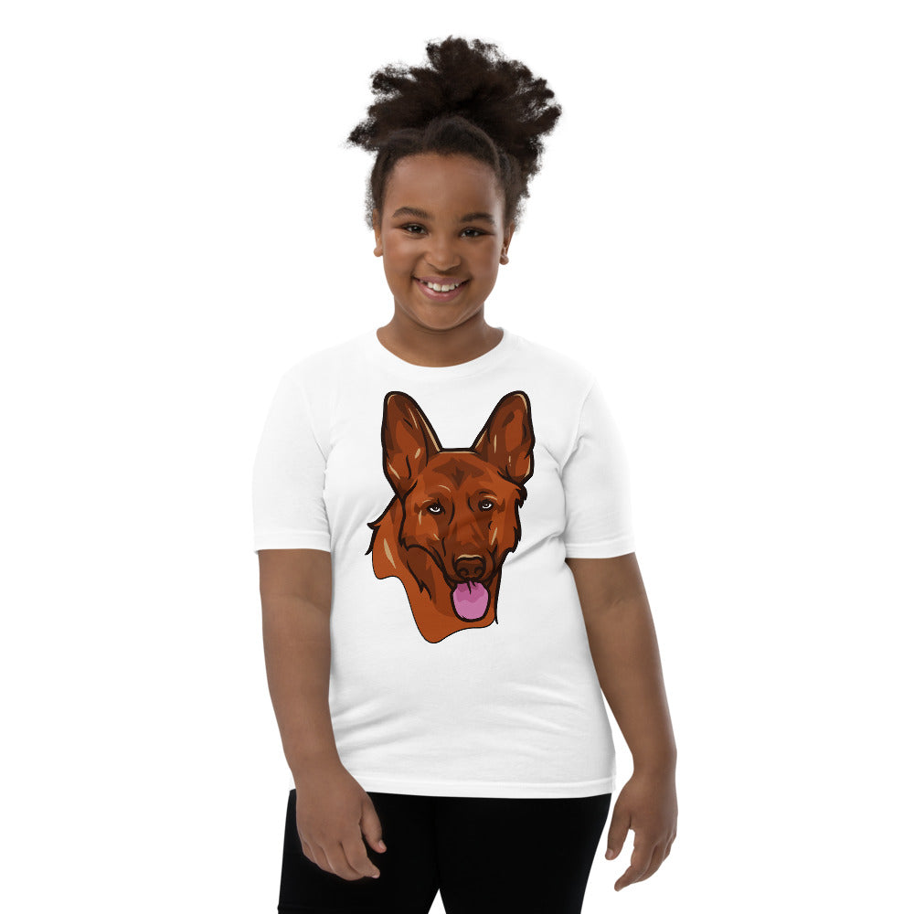 German Shepherd Dog Head, T-shirts, No. 0527