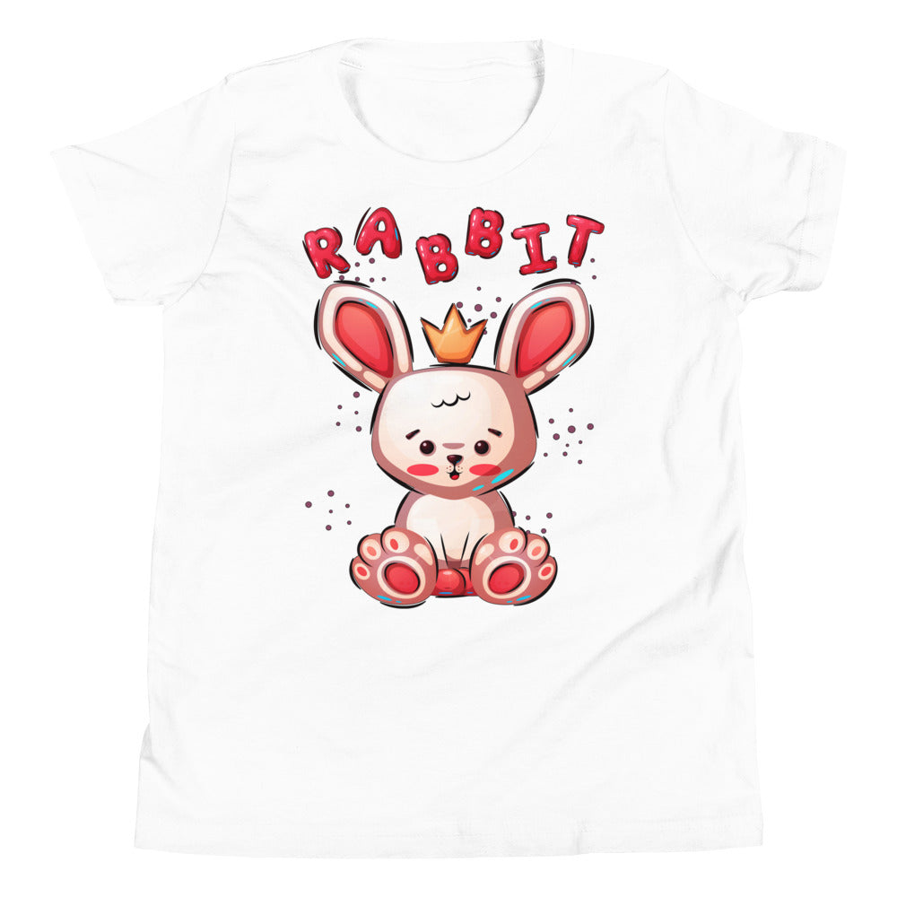 Funny Rabbit with Crown, T-shirts, No. 0454