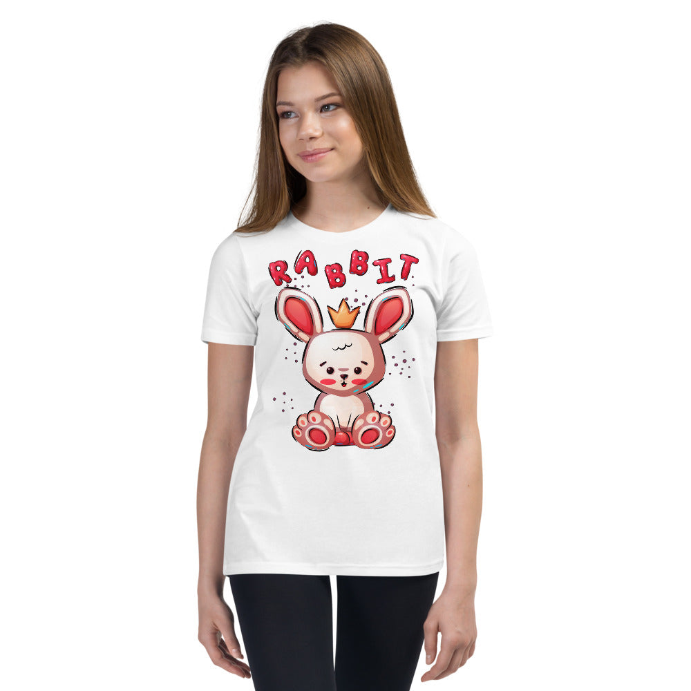 Funny Rabbit with Crown, T-shirts, No. 0454