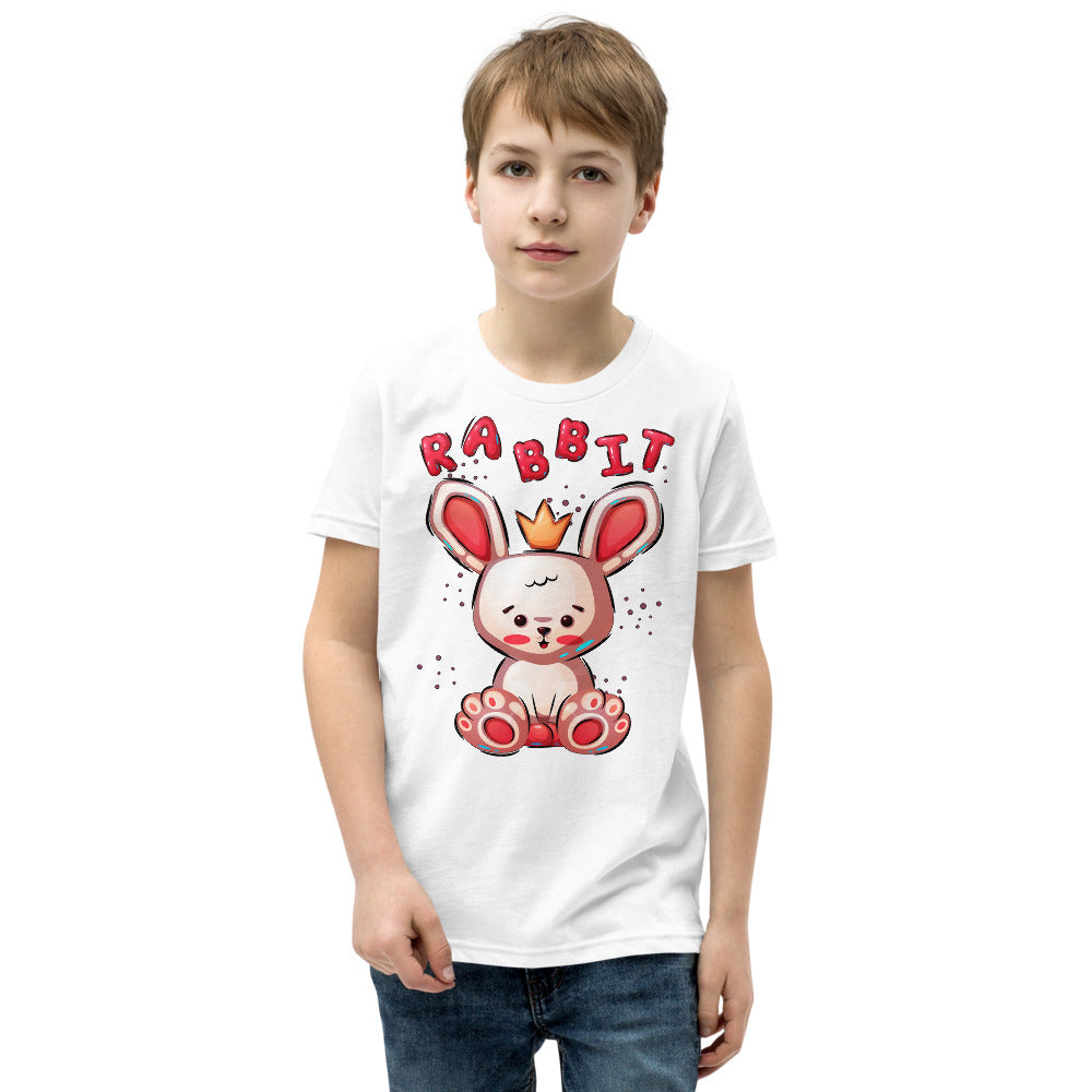 Funny Rabbit with Crown, T-shirts, No. 0454