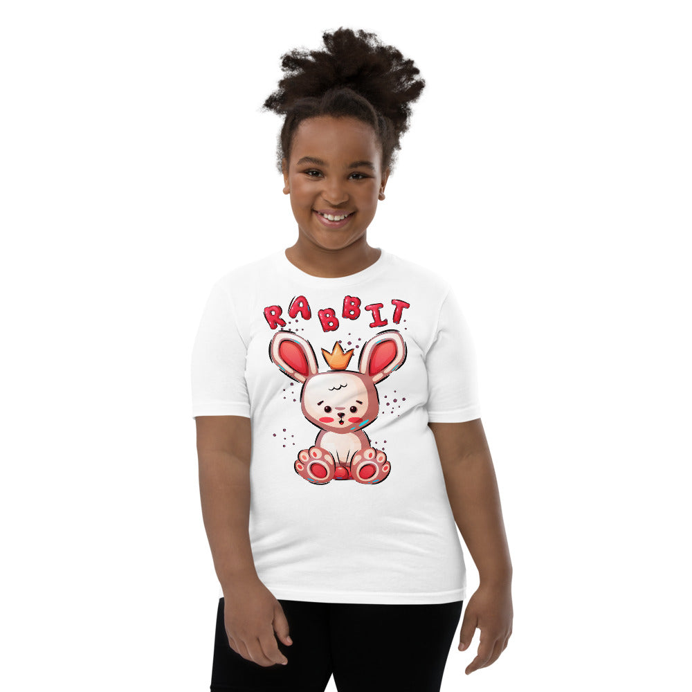 Funny Rabbit with Crown, T-shirts, No. 0454