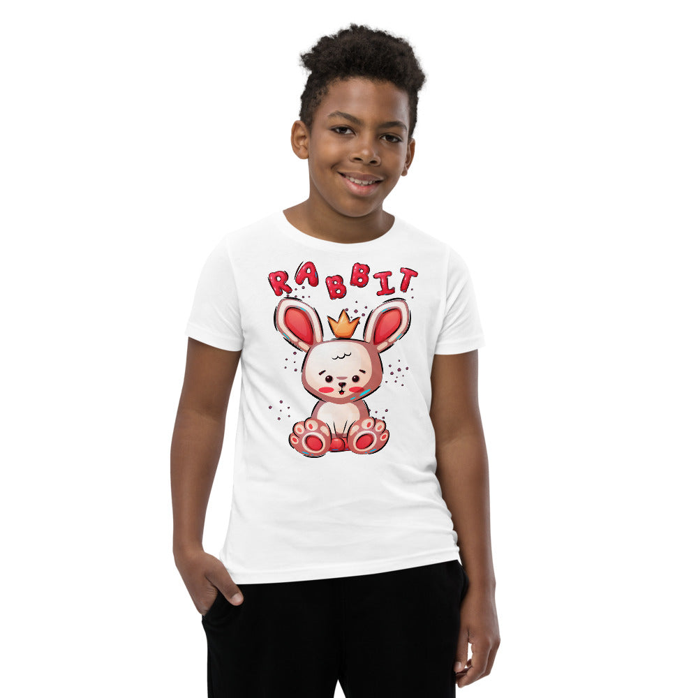 Funny Rabbit with Crown, T-shirts, No. 0454