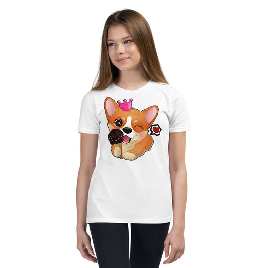 Funny Puppy Dog Eating Ice Cream, T-shirts, No. 0441