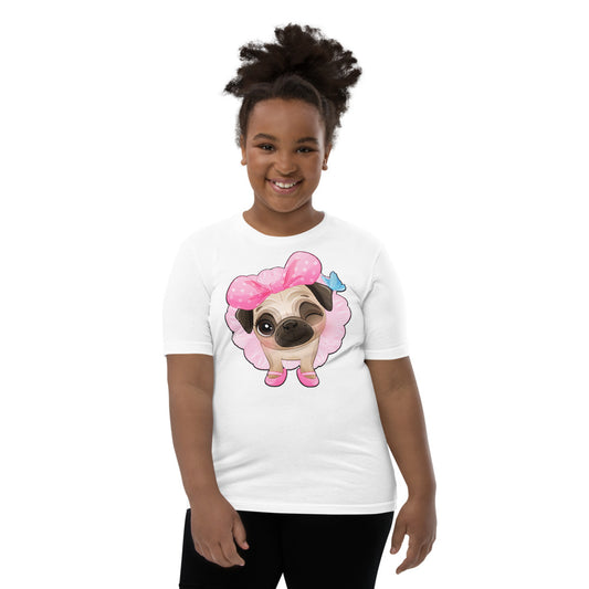 Funny Pug Puppy Dog Ballerina, T-shirts, No. 0440