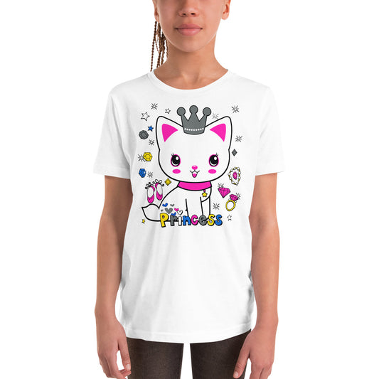 Funny Princess Cat, T-shirts, No. 0515