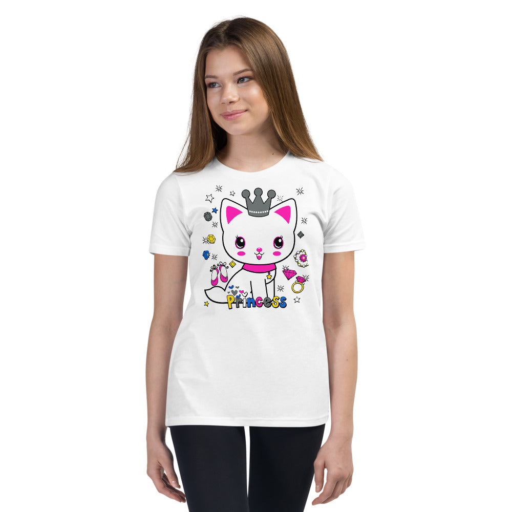 Funny Princess Cat, T-shirts, No. 0515