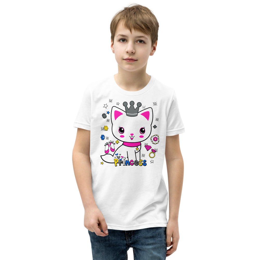 Funny Princess Cat, T-shirts, No. 0515