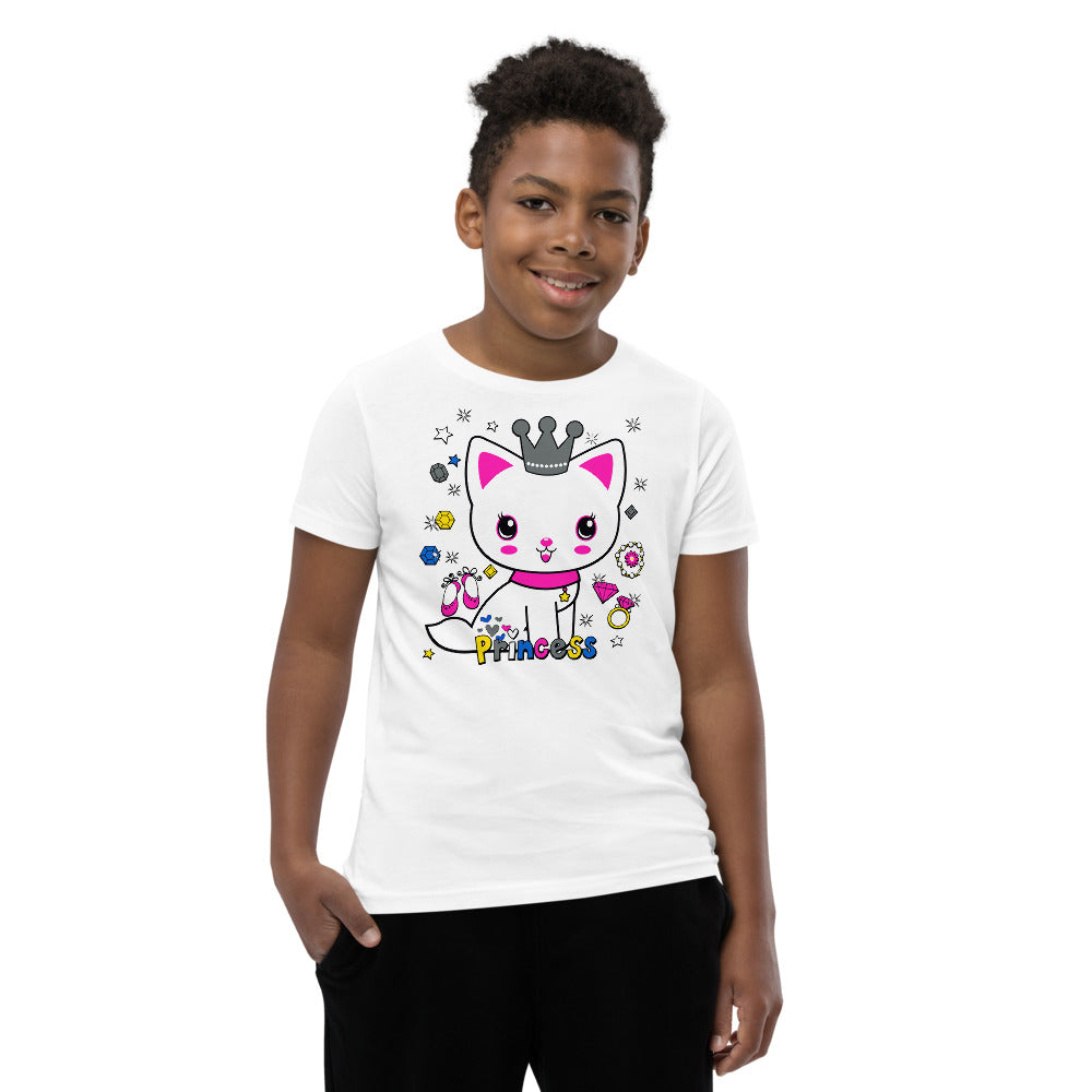 Funny Princess Cat, T-shirts, No. 0515