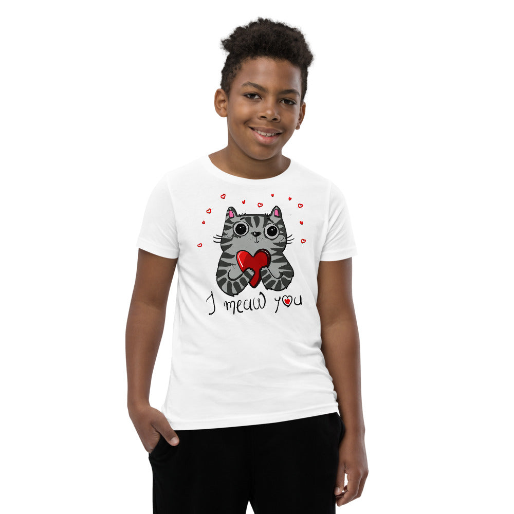 Funny Kitty Cat with Heart, T-shirts, No. 0511