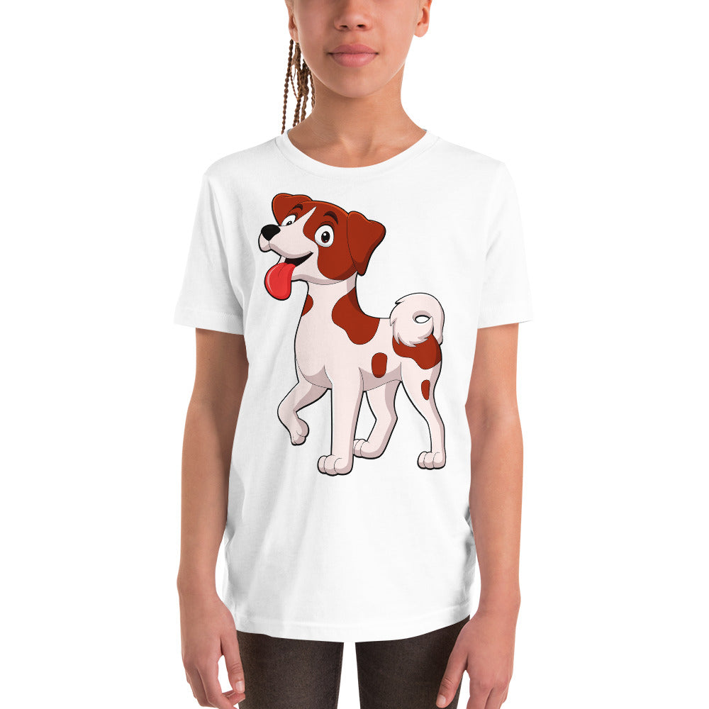 Funny Dog Showing Tongue, T-shirts, No. 0506