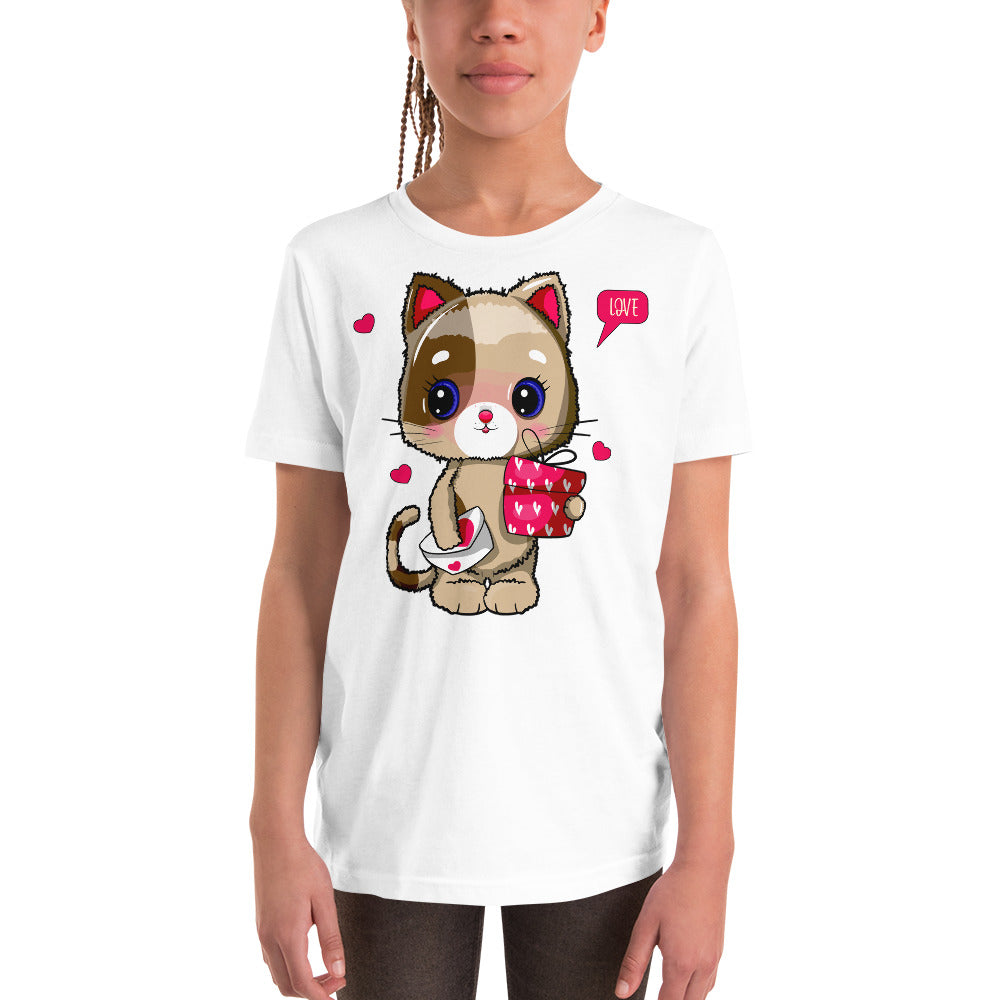 Funny Cat in Love, T-shirts, No. 0399