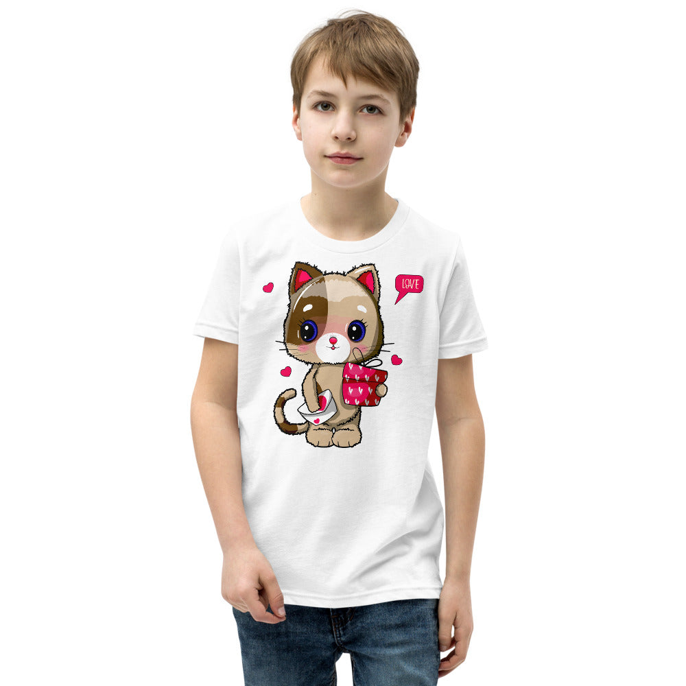 Funny Cat in Love, T-shirts, No. 0399