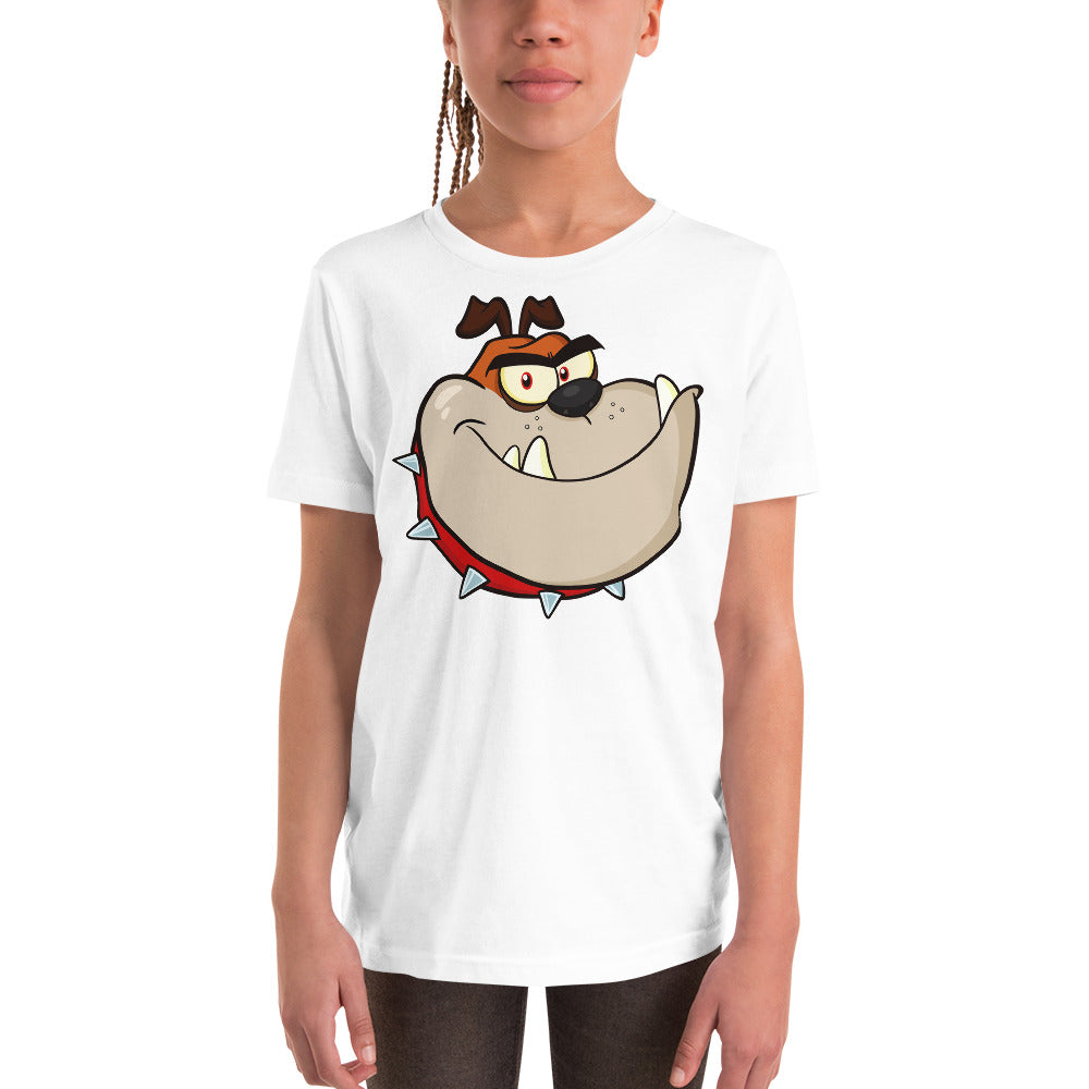 Funny Bulldog Dog Head, T-shirts, No. 0248