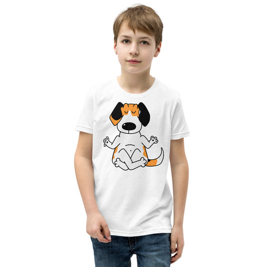Funny Beagle Dog Practice Yoga, T-shirts, No. 0247