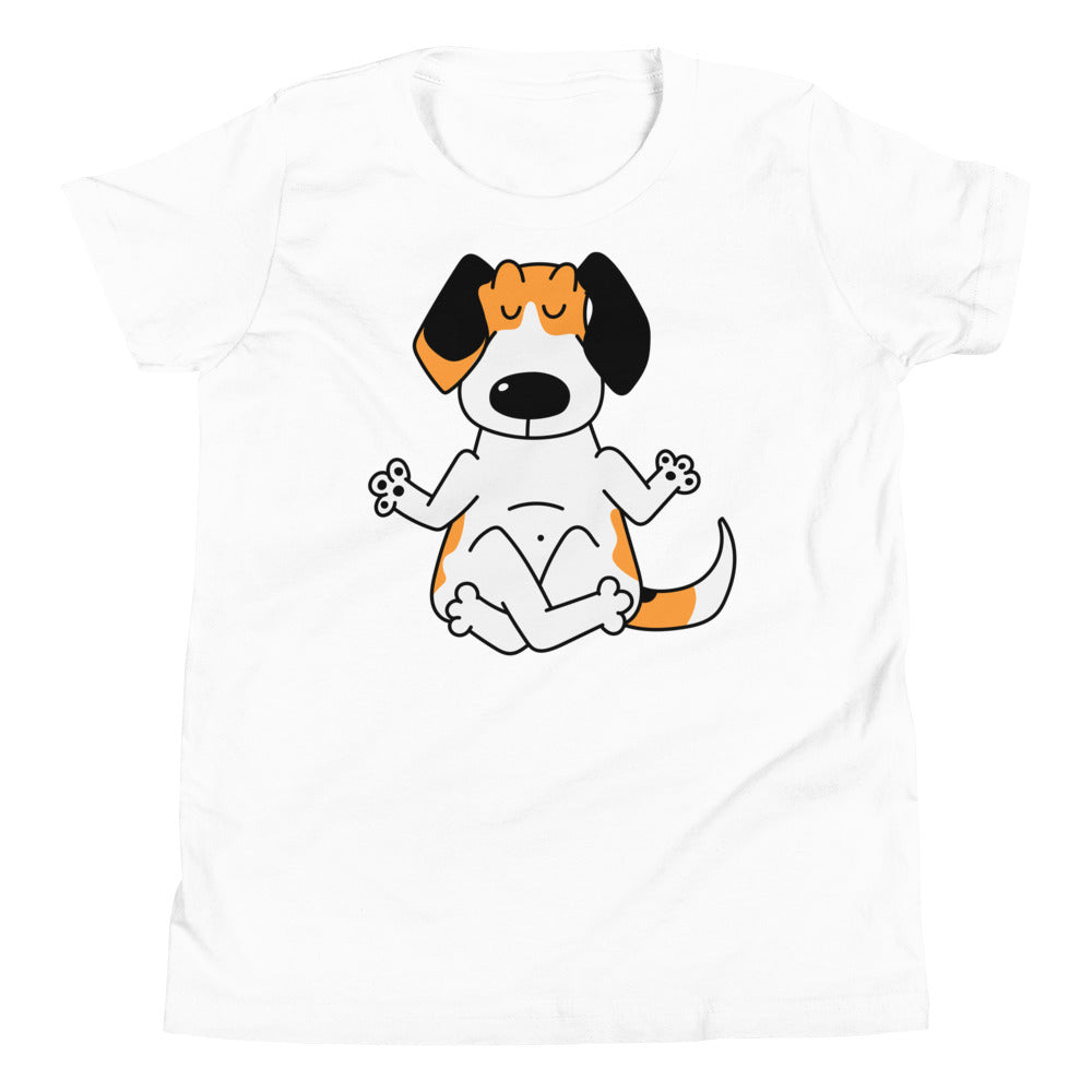 Funny Beagle Dog Practice Yoga, T-shirts, No. 0247