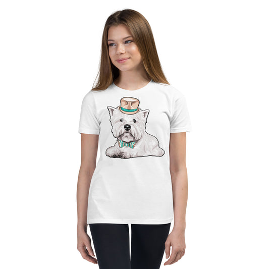 Cool West Highland White Terrier Dog T-shirt, No. 0134