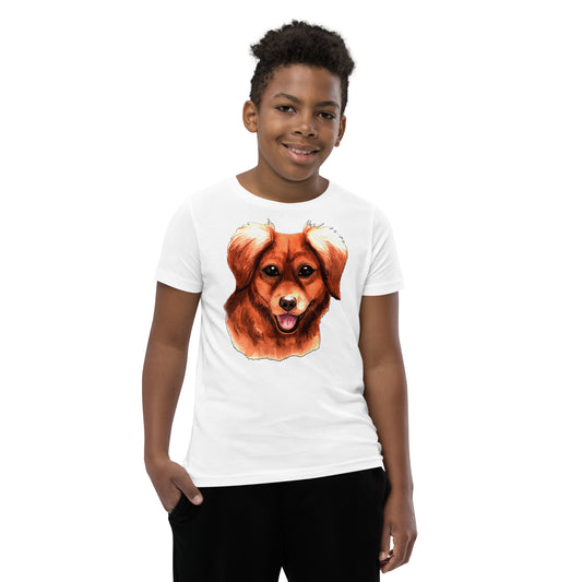 Cool Dog Portrait T-shirt, No. 0576