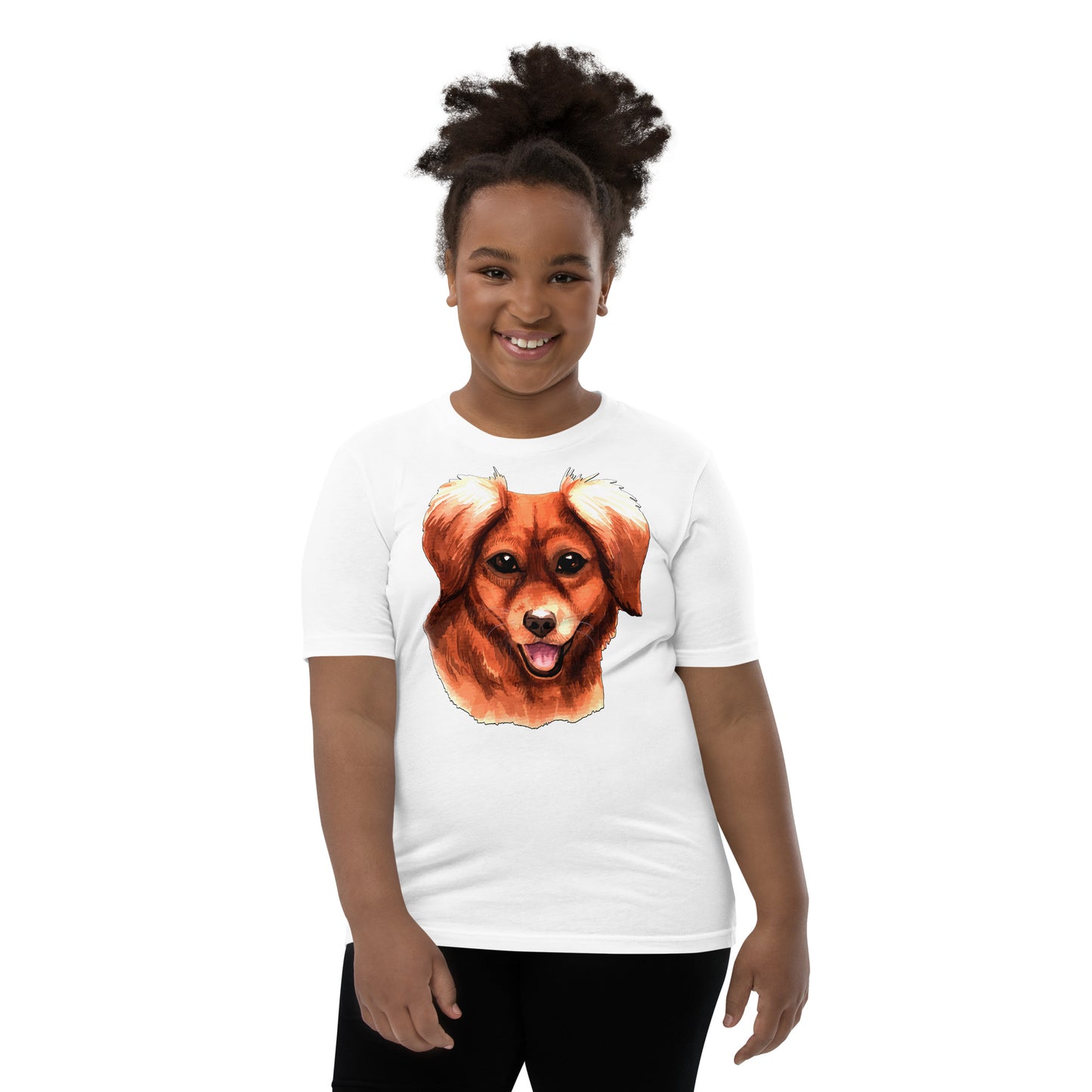 Cool Dog Portrait T-shirt, No. 0576