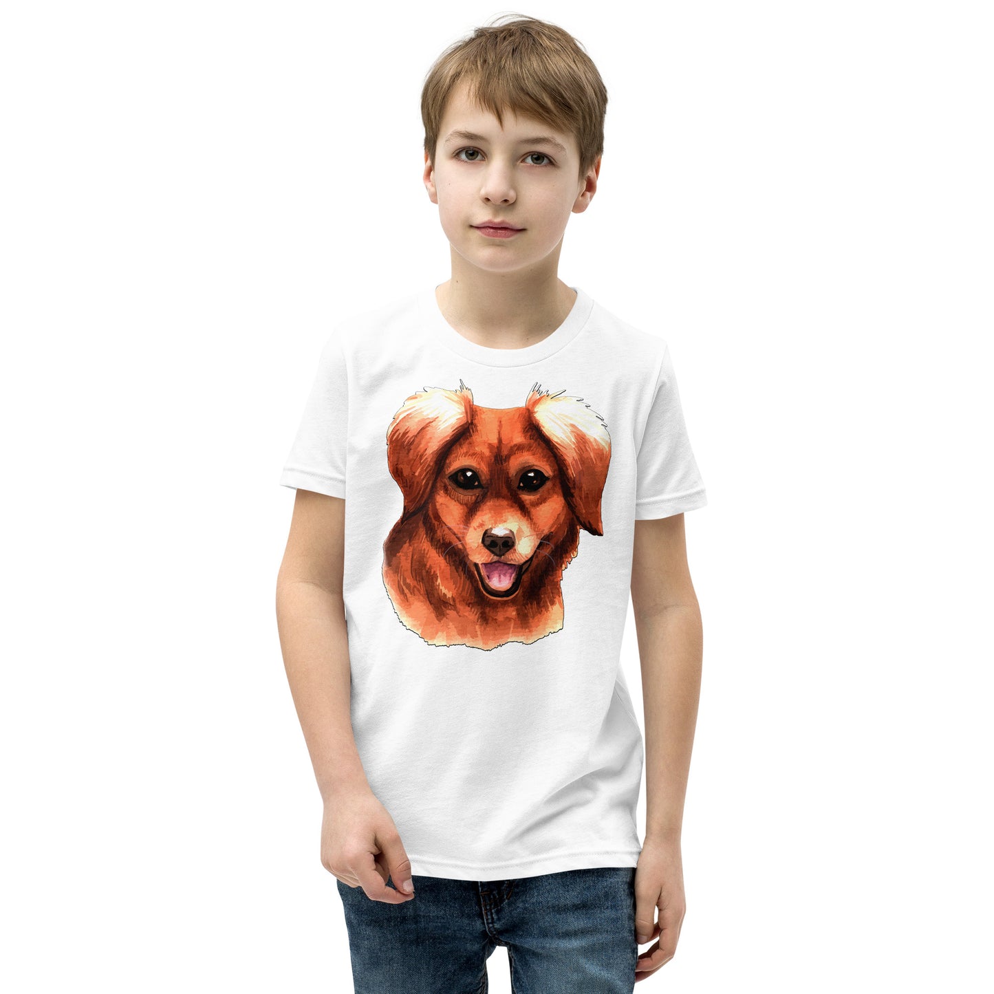 Cool Dog Portrait T-shirt, No. 0576