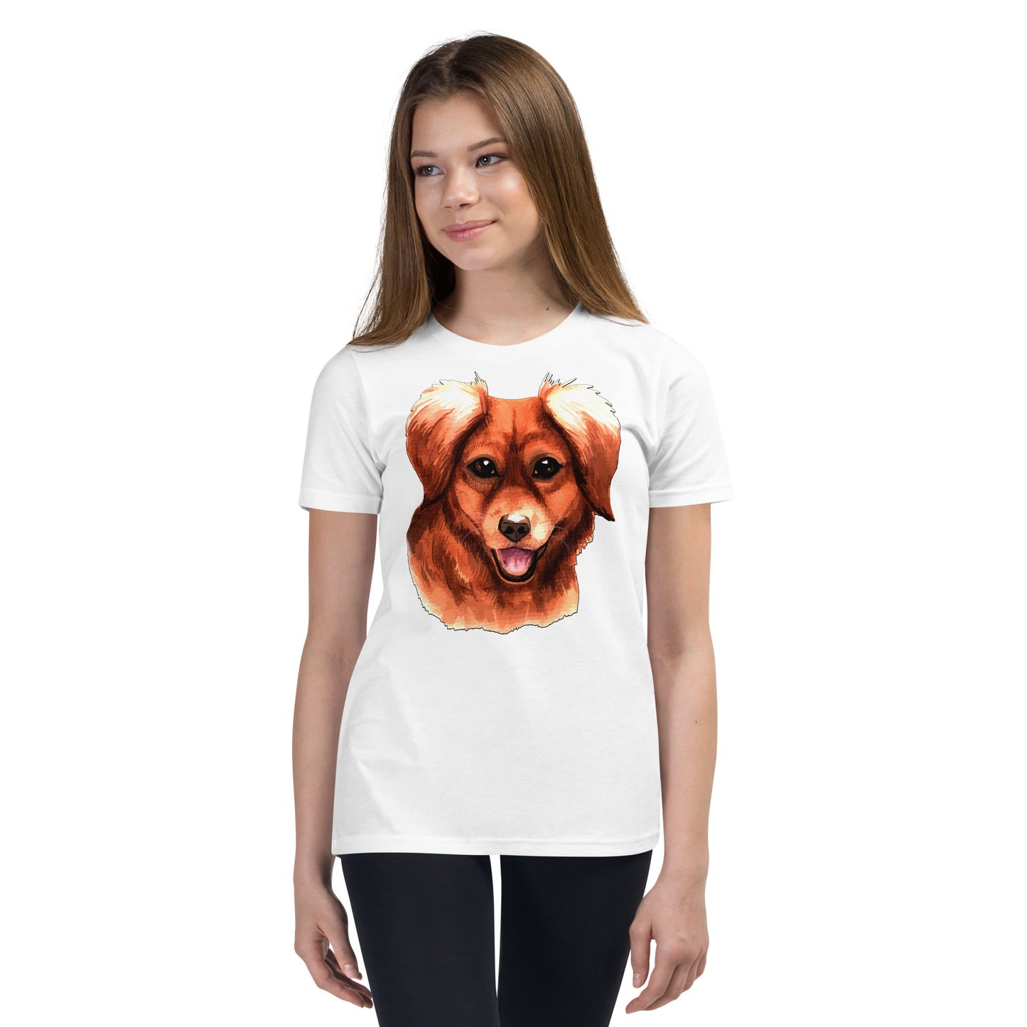 Cool Dog Portrait T-shirt, No. 0576