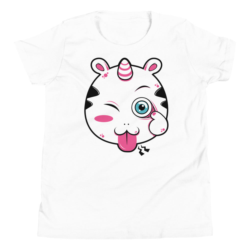 Comic Unicorn Face T-shirt, No. 0053