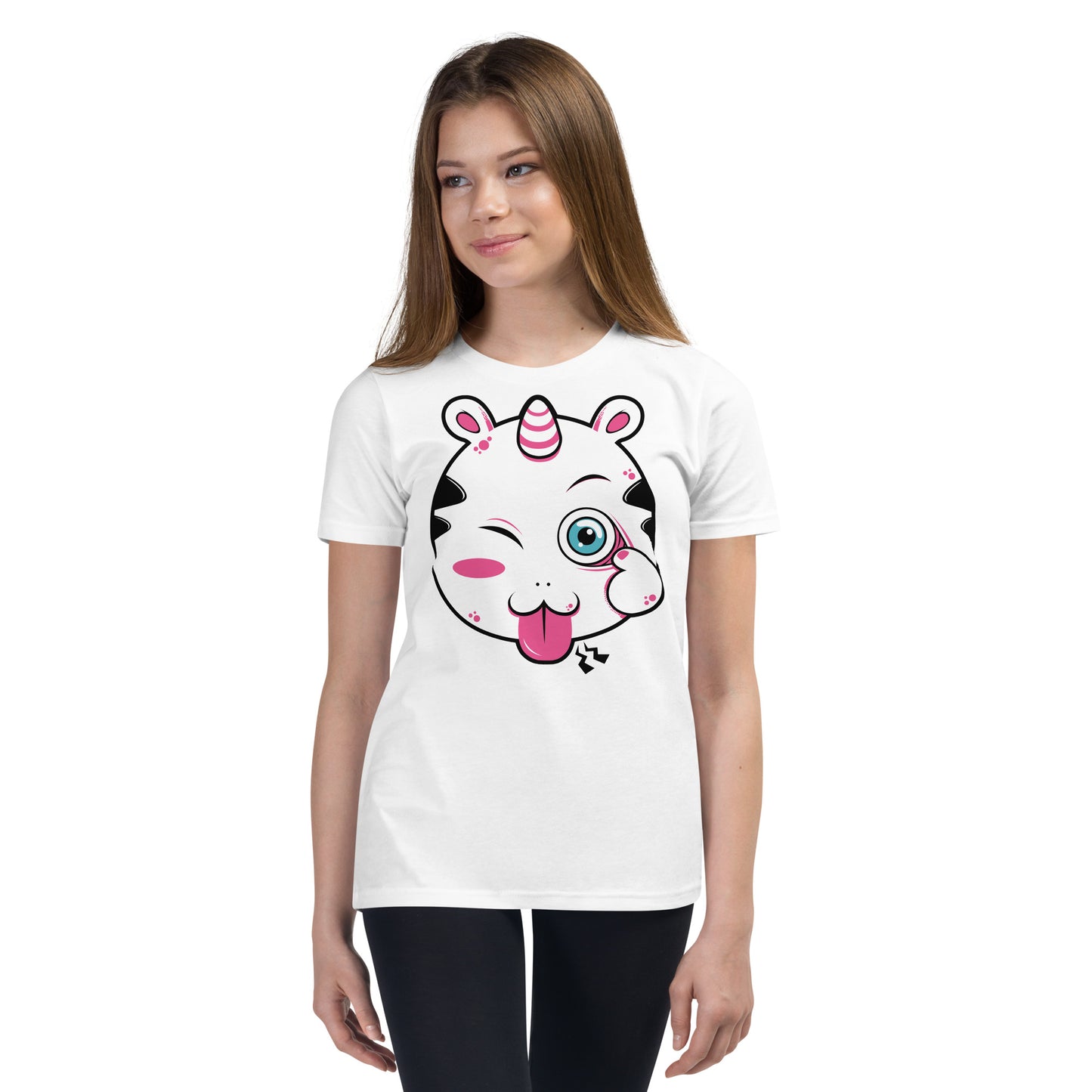 Comic Unicorn Face T-shirt, No. 0053