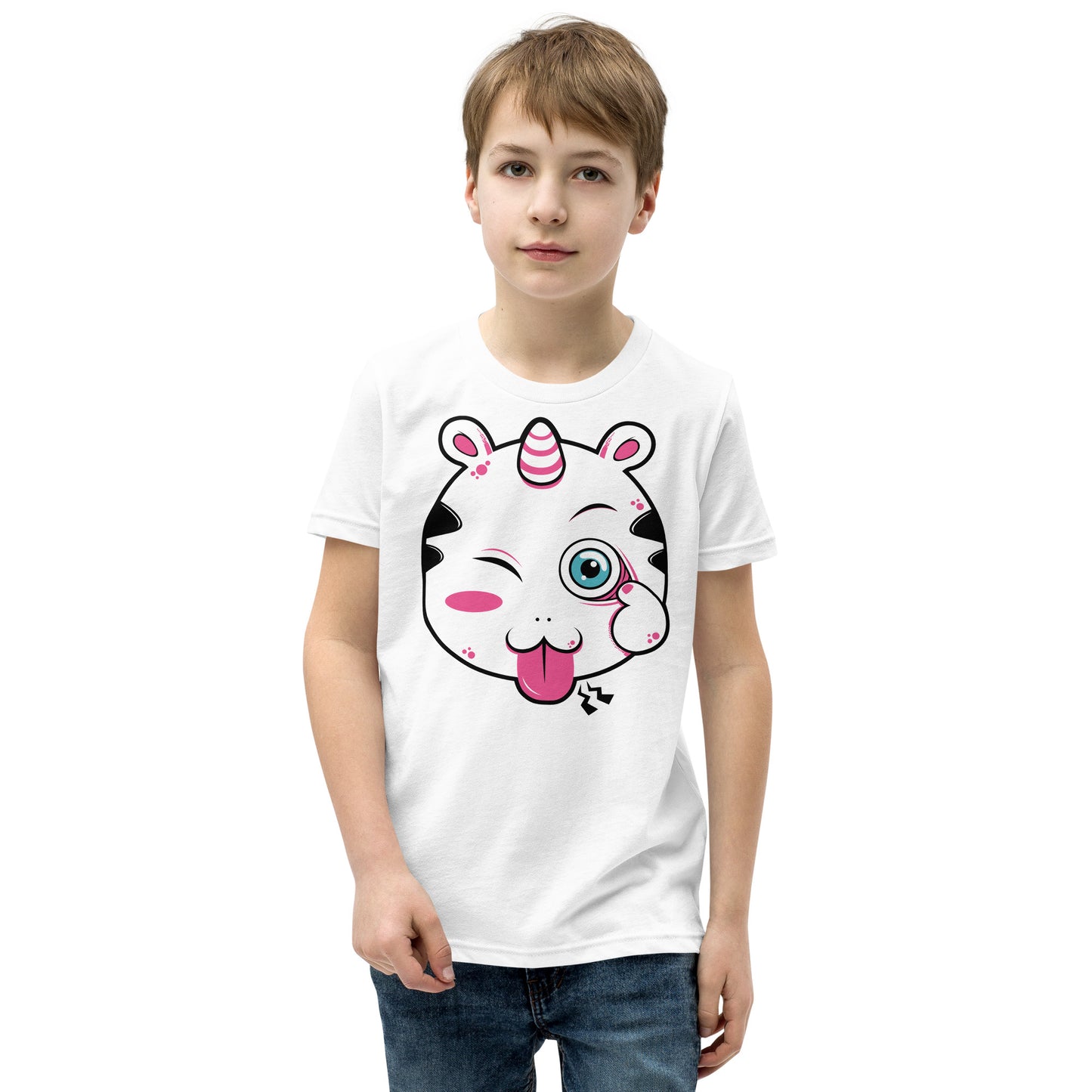 Comic Unicorn Face T-shirt, No. 0053