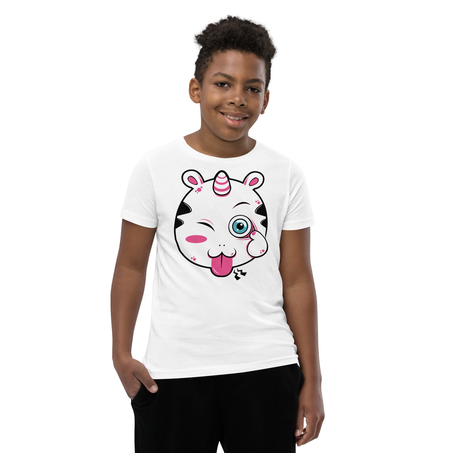 Comic Unicorn Face T-shirt, No. 0053