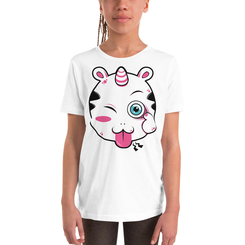 Comic Unicorn Face T-shirt, No. 0053