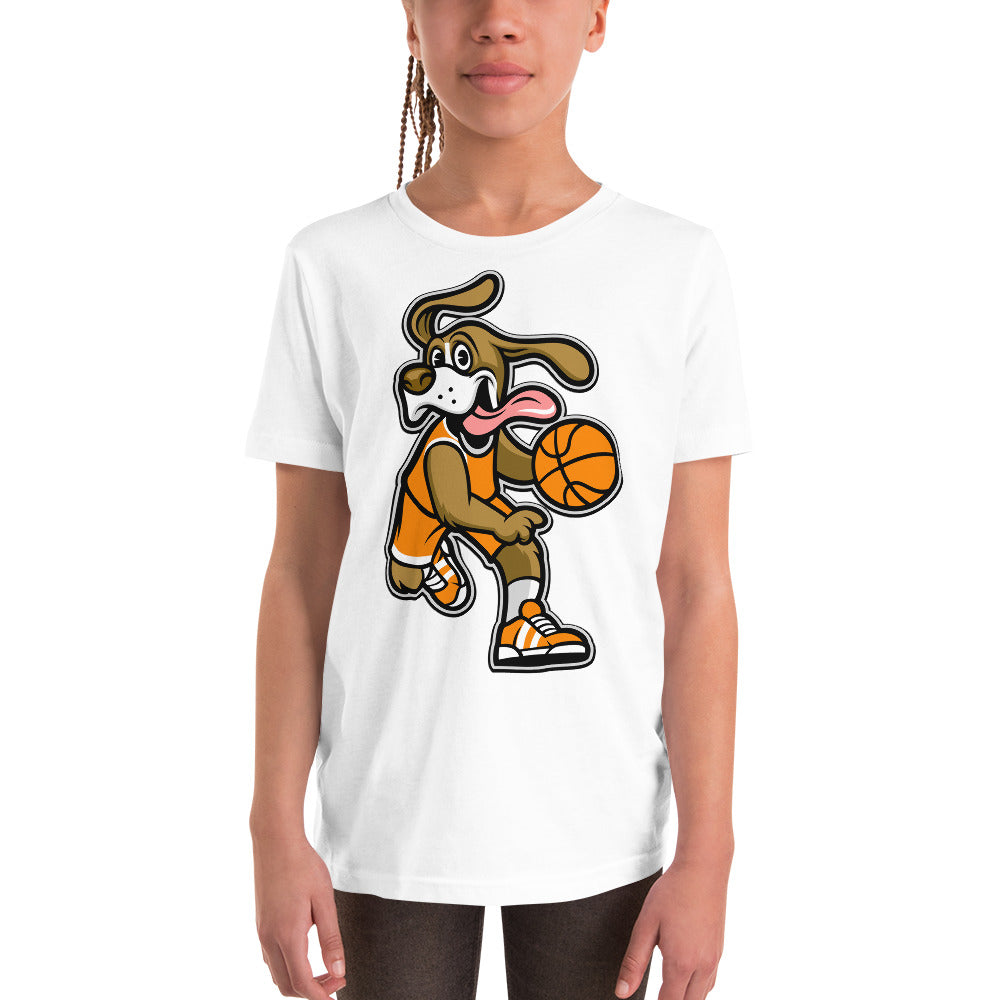 Funny Beagle Dog Playing Basketball T-shirt, No. 0246