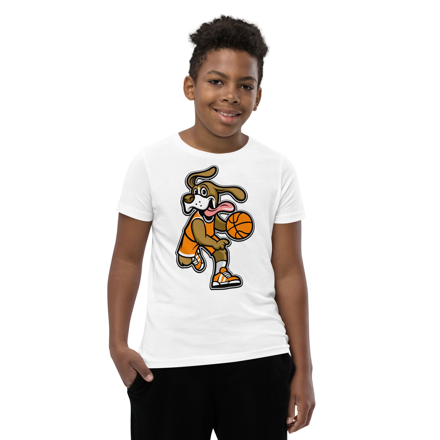 Funny Beagle Dog Playing Basketball T-shirt, No. 0246