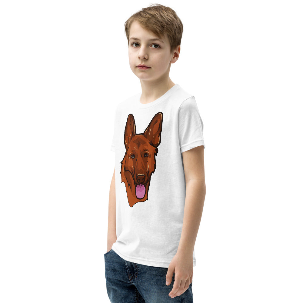 German Shepherd Dog Head, T-shirts, No. 0527